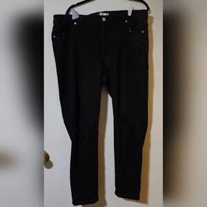 Rue21 Distressed Black Womens Jeans